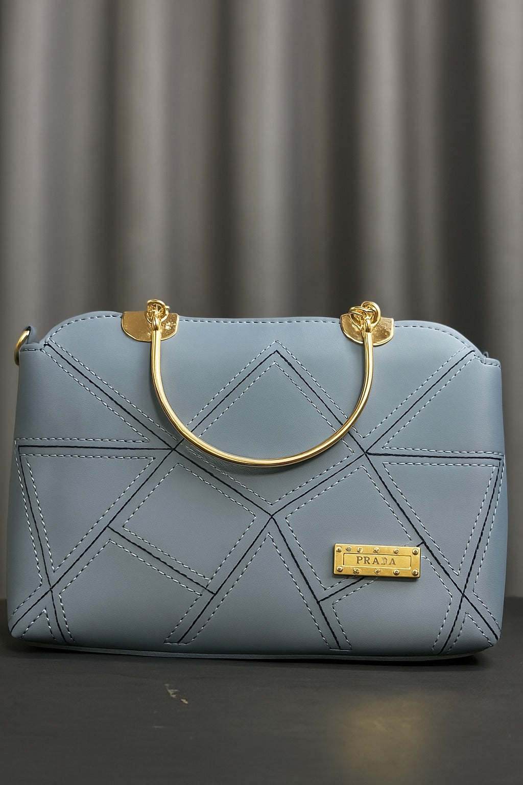 Elegant Quilted Handbags with Golden Handle – Premium Collection"