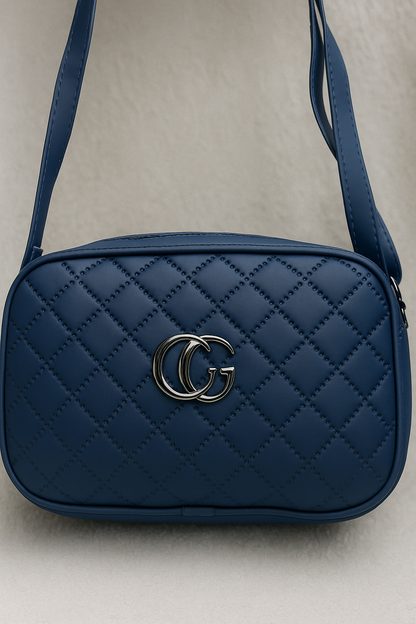 ✨ Elegant Quilted Shoulder Bag with Double Zipper ✨
