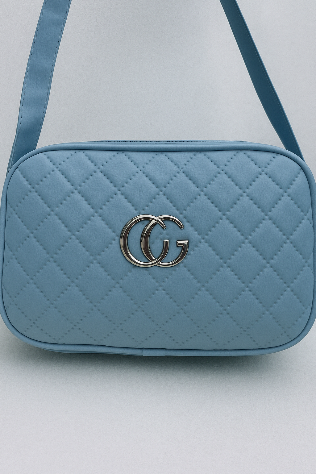 ✨ Elegant Quilted Shoulder Bag with Double Zipper ✨