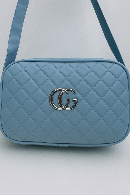 ✨ Elegant Quilted Shoulder Bag with Double Zipper ✨